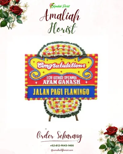 Bunga Papan Congratulation di Kopeng